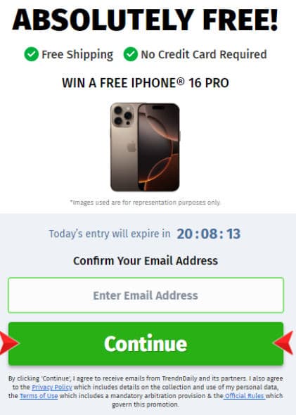 📱 ¡Gana un iPhone 16 Pro totalmente nuevo! 🚀